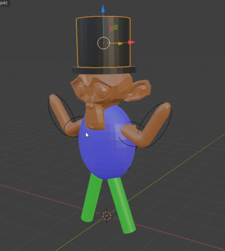 Affe in Blender